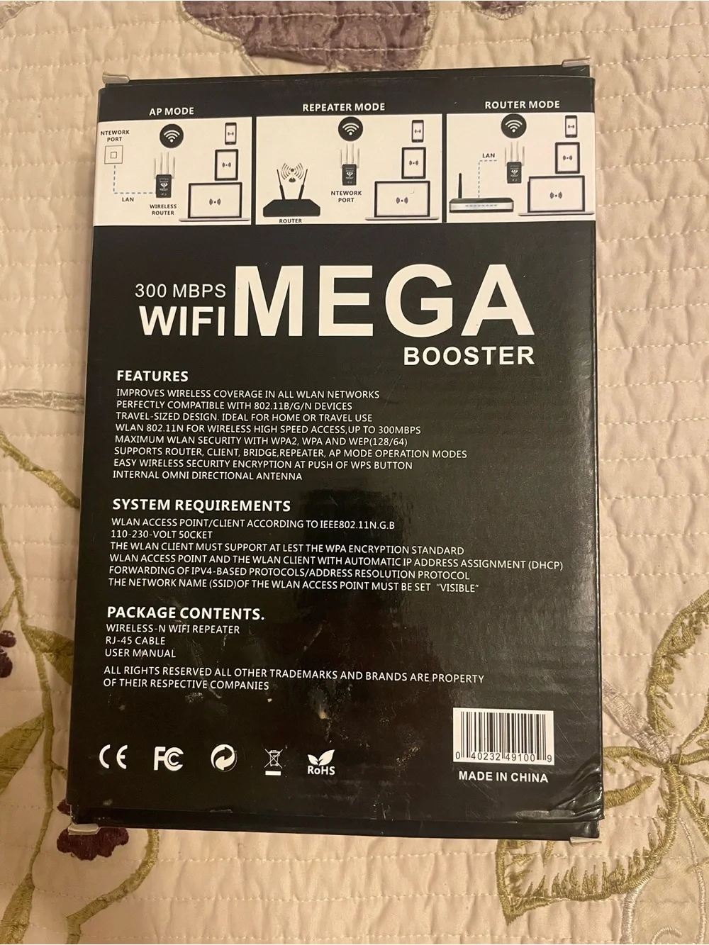 WiFi On Steroids Mega Booster Wi-Fi Range Extender